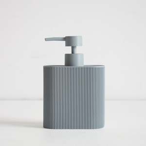Homewares: Sid Resin Soap Dispenser - Steel