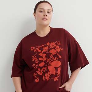 Wardrobe: Stencil Tee - Maroon