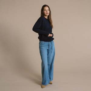 Wardrobe: Charlie Cashmere Wool Crew - Navy