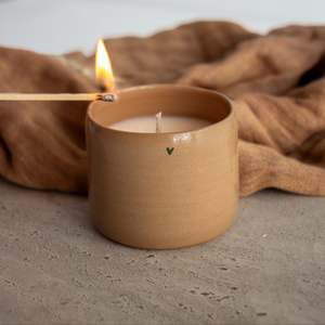 Support Local Business: Agathe Ceramics X A&C Candle - Ambrée