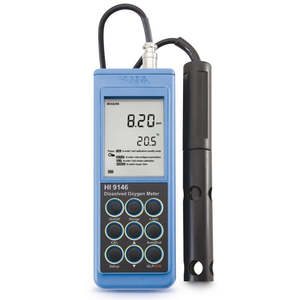 Electrochemical Dissolved Oxygen: HANNA HI 9146-04  Dissolved Oxygen / °C - Meter (0 to 45 mg/L)