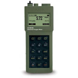 Electrochemical Dissolved Oxygen: HANNA HI 98186-02 Dissolved Oxygen & BOD Meter / °C - Meter. polarograpHANNA HIc DO probe