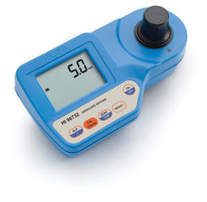 Electrochemical Dissolved Oxygen: HANNA HI 96732 Dissolved Oxygen 0.0 to 10.0 mg/lL - Portable Photometer