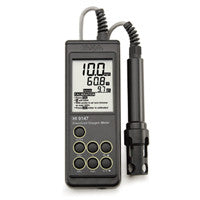 Electrochemical Dissolved Oxygen: HANNA HI 9147-10  Dissolved Oxygen Meter for Aquaculture