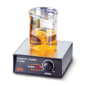 Stirrers: HANNA HI 200M-2  Mini Magnetic Stirrer with Speedsafe with stainless steel cover
