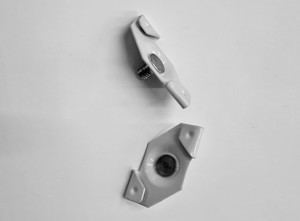 Products: Cascade – accessory kit to enable 1 x screen to attach to suspended ceiling grid