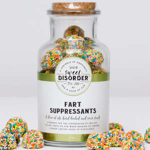 Sweet Disorder: Fart Suppressants' Sprinkle Covered Aniseed Gummies Candy - 175g