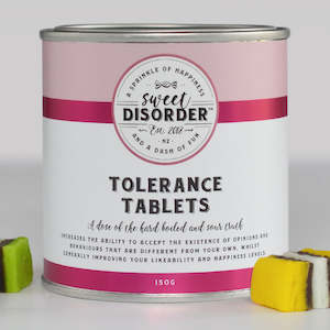 Tolerance Tablets' Liquorice Allsorts Candy - 150g