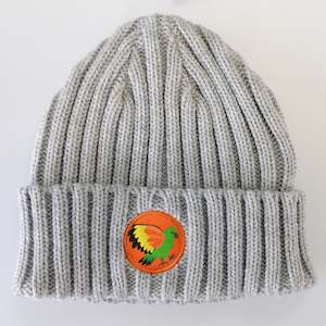 Moana Road: Moana RD - Kids Kiwiana Beanie - Grey Kea