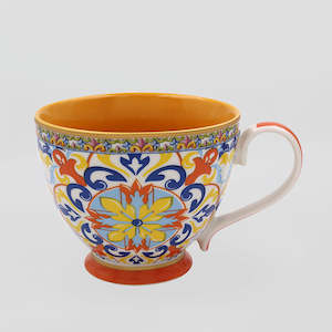 Tea Coffee: Tuscany Mug - 'Orange Base'