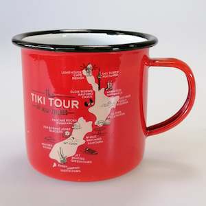 Moana Rd. Small Enamel Mug - Tiki Tour