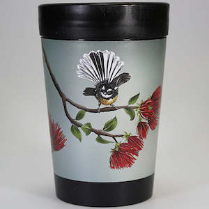 Reusable: Reusable Coffee Cup - Pohutukawa and Fantail