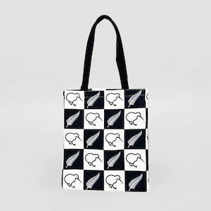 Reusable Bags Storage Bags: Tote Bag - 'Kiwi & Silver Fern'