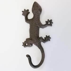 Cast Iron Wall Hook - Lizard