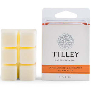 Melts Warmers: Tilley - Soy Fragrance Melts - Sandalwood and Bergamot