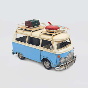 Vintage Camper Van - Blue