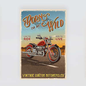 Tin Sign - 'Born To Be Wild'