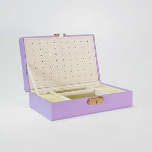 Jewellery Trinket: Gold Latch Jewellery Boxes