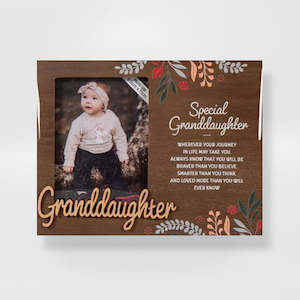Grandparents: Picture Frame - Special Granddaughter