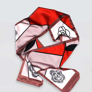 Scarves Bandanas: Rose Tie Scarf
