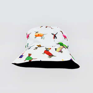 Dog Bucket Hats - Reversible