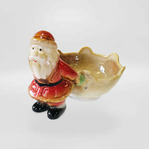 Vases Bowls: Santa Porcelain Sweet Dish