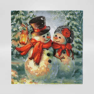 Snowmen W/ Hats' Xmas Napkins - 20