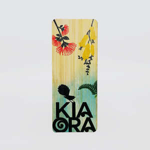 Wooden Bookmark - 'Kia Ora'