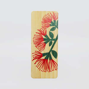 Wooden Bookmark - 'Pohutakawa'