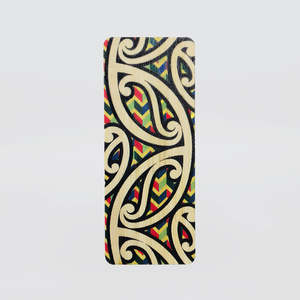 Wooden Bookmark - 'Kowhaiwhai'