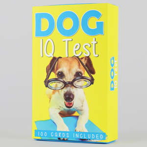 Dog IQ Test Cards