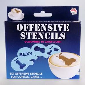 Fun Food: Offensive Food Stencils - Set of 6