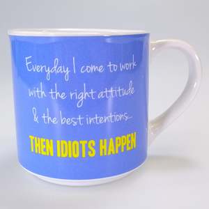 Fun Mugs: Boxed Mug - 'Idiots Happen...'