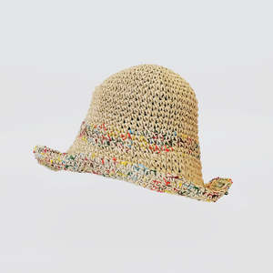 Marble Edge Paper Bucket Hat