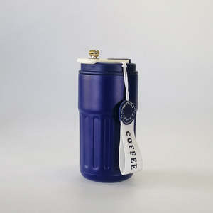 Travel Mugs: Coffee Mug With Temp - Blue