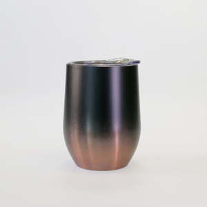 Travel Mugs: Travel Cup - Black & Gold