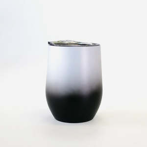 Travel Cup - White & Black