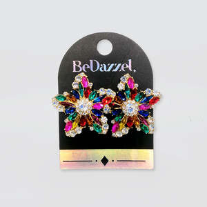 Bedazzel 'Flower Stud' Earrings