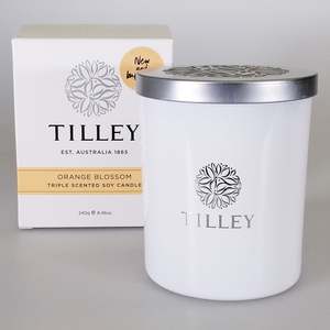 Candles 1: Tilley Soy Scented Candle - Orange Blossom