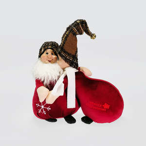 Christmas: Christmas Gonks With Plaid Hats