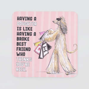 Her: Funny Coaster - 'Daughter'