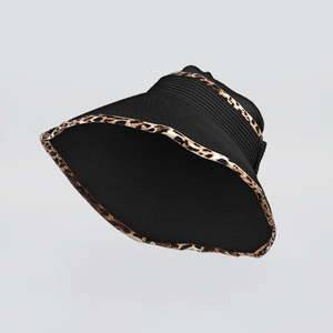 Hats Gloves Socks: Animal Trim Visor hats