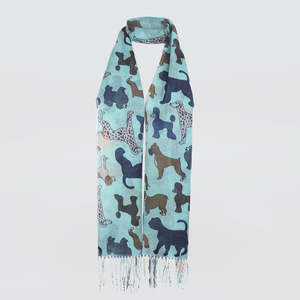 Scarves Bandanas: Dog Scarf - Green