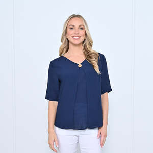 Clothing 1: One Button Layered Top