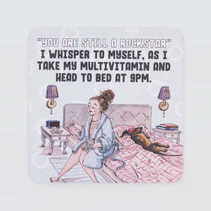 Funny Coaster - 'Rockstar'