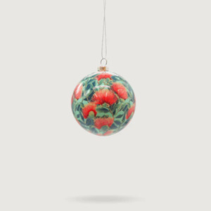 Christmas Bauble Set/6 - Pohutukawa