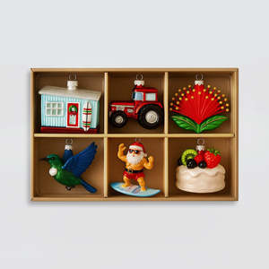 Moana Road: NZ Christmas Baubles - Set/6