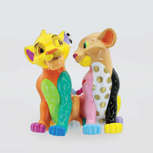 Britto Collectibles: Britto 'Simba & Lala' Large Figurine
