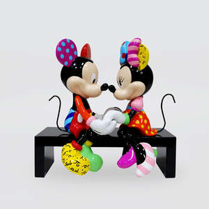 Britto Collectibles: Britto 'Mickey & Minnie' Love Figurine