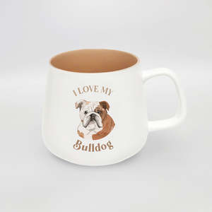 I Love My Bulldog" Mug
